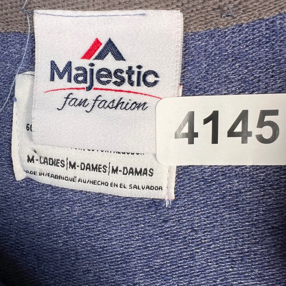 Majestic Seattle Mariners Hoodie Womens Medium Blue Graphic Pullover MLB - Picture 5 of 5